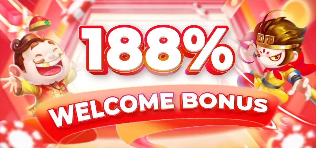 welcomen bonus 188%
